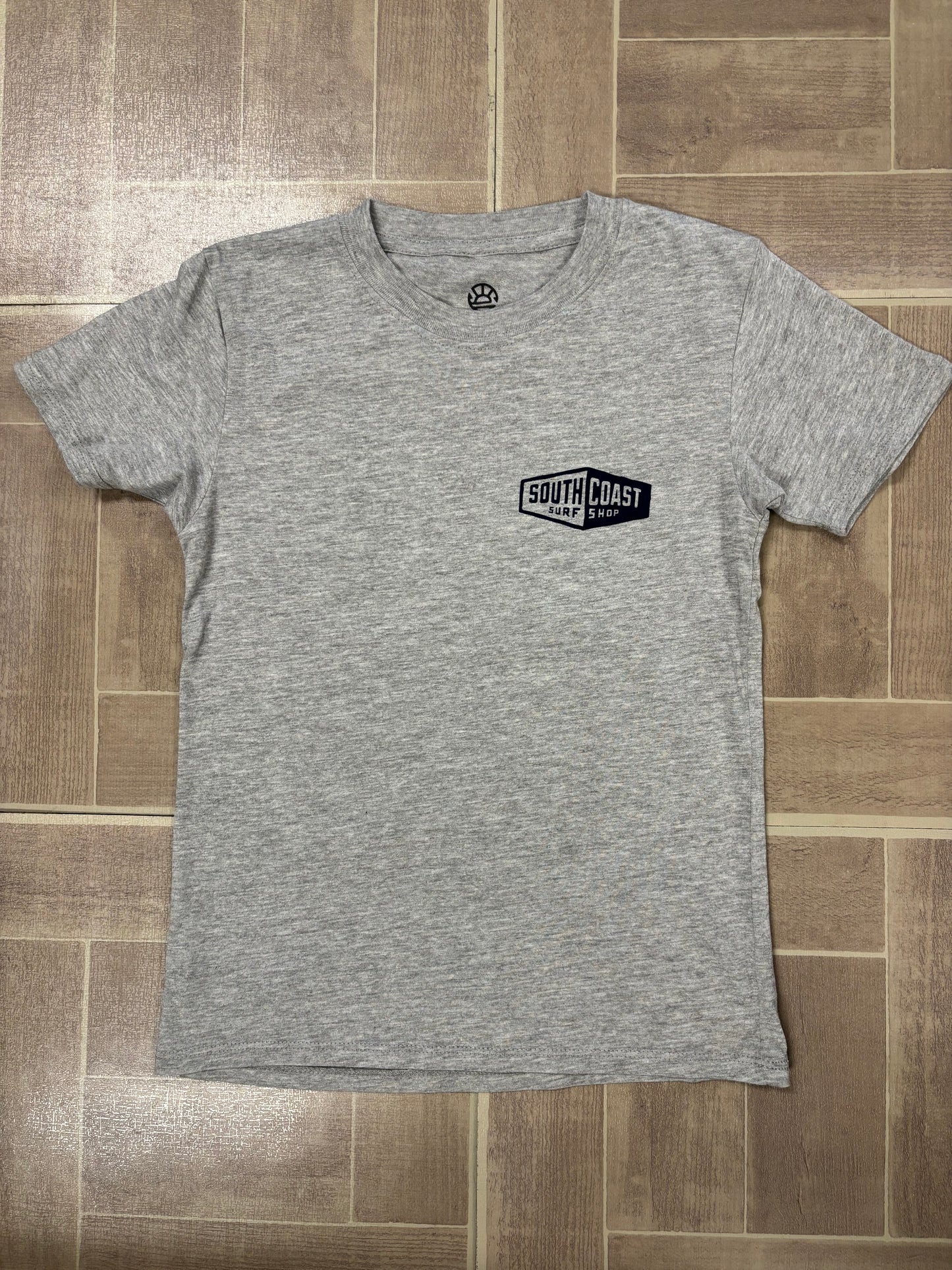 South Coast Youth SD Map Tee Gray