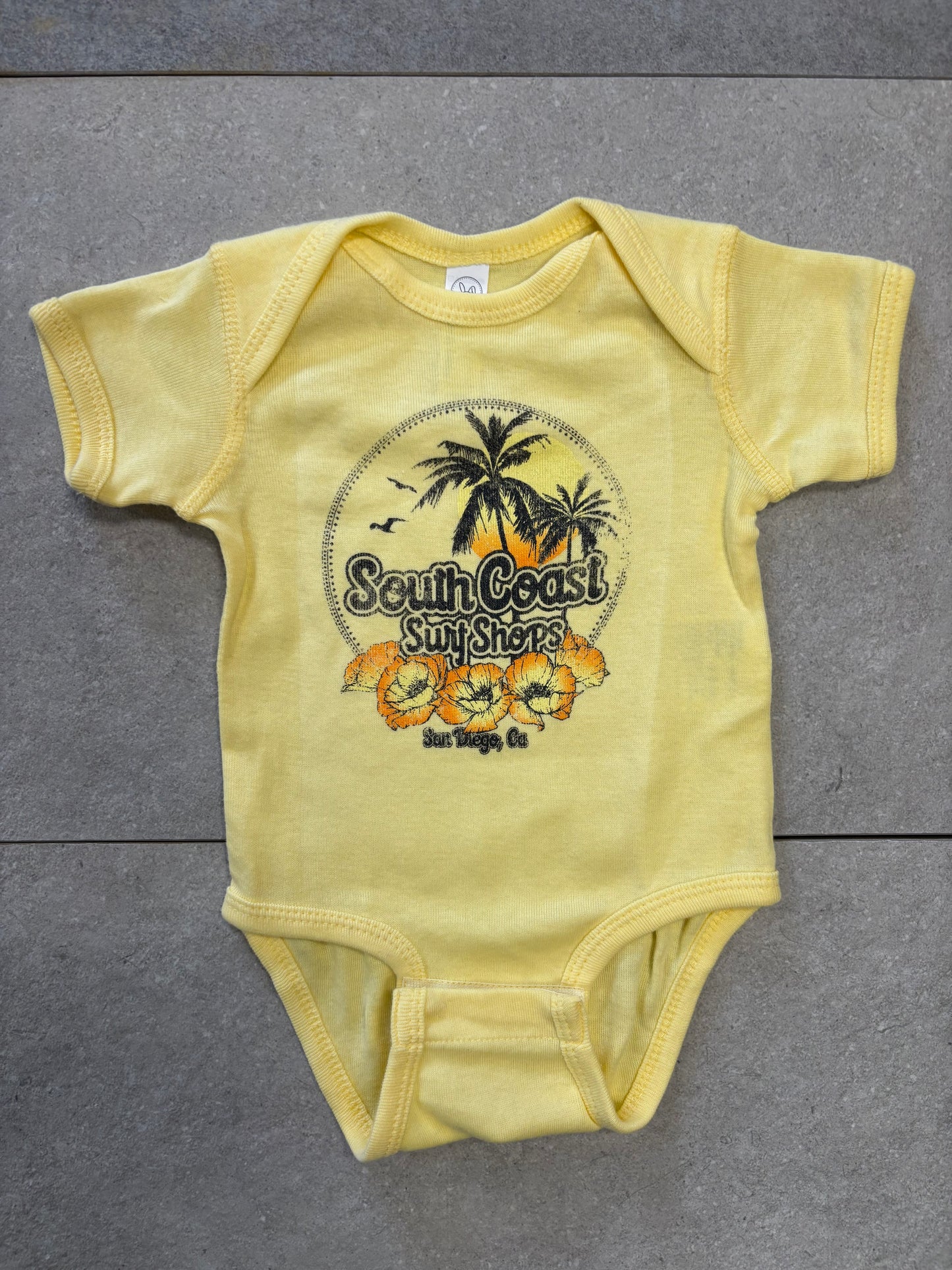 South Coast Poppy Onesie