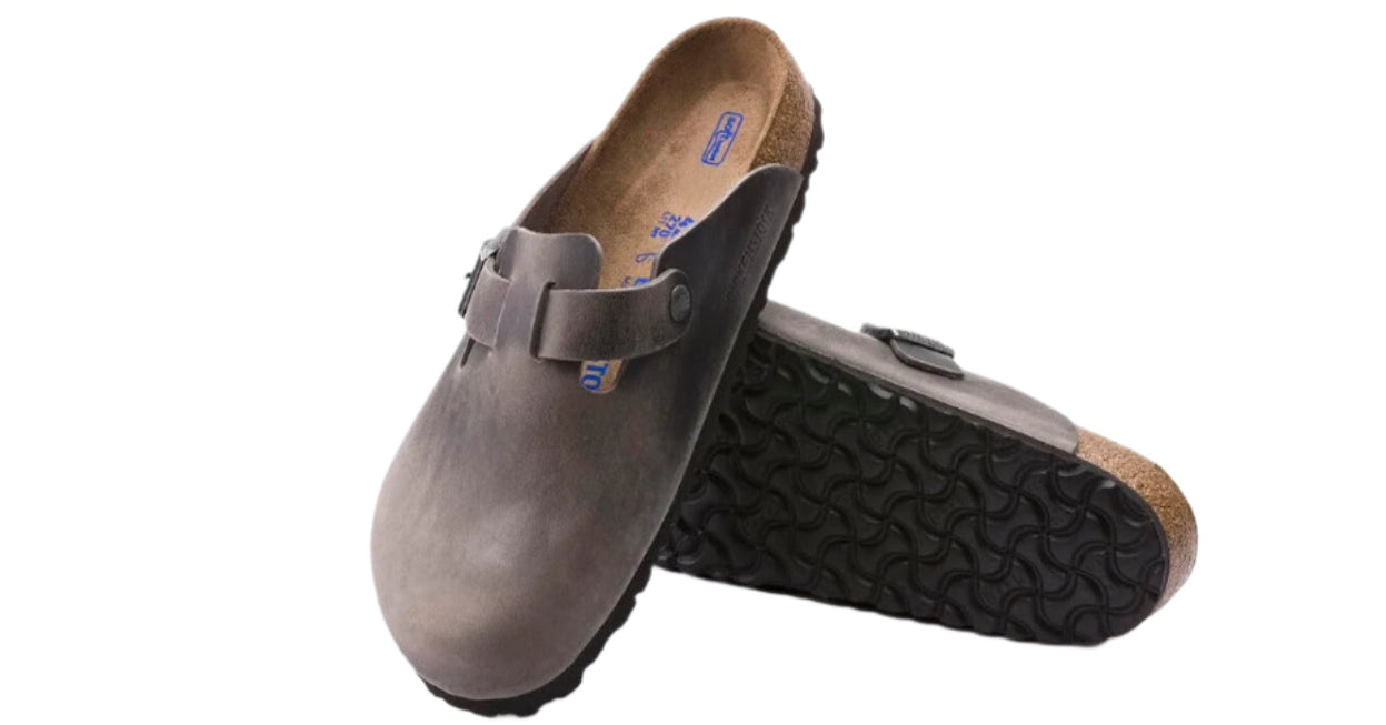 Birkenstock Boston Soft Footbed Iron