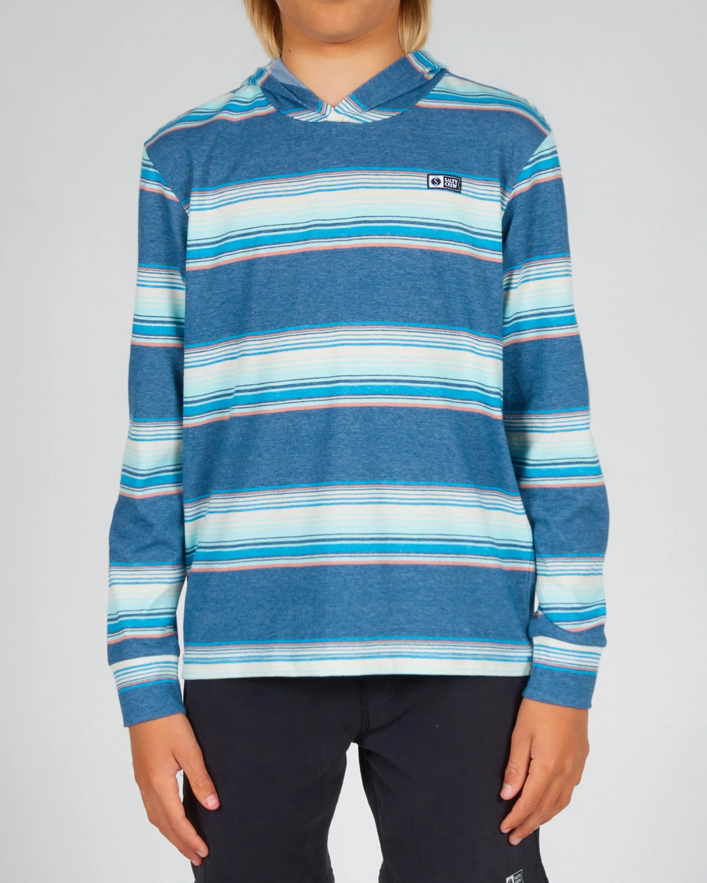 Salty Crew Boys Outskirts Tech Hooded Tee