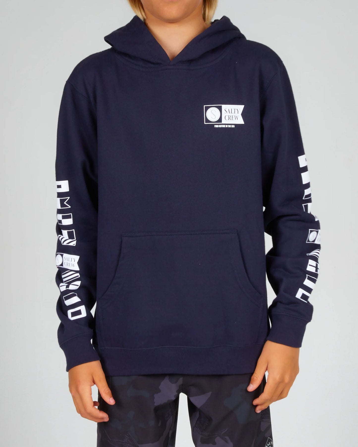 Salty Crew Boys Alpha Flag Hoodie