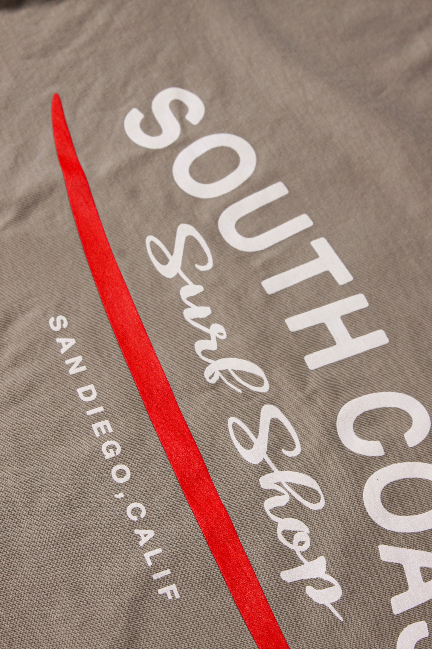 South Coast Classic Surf tee Cement