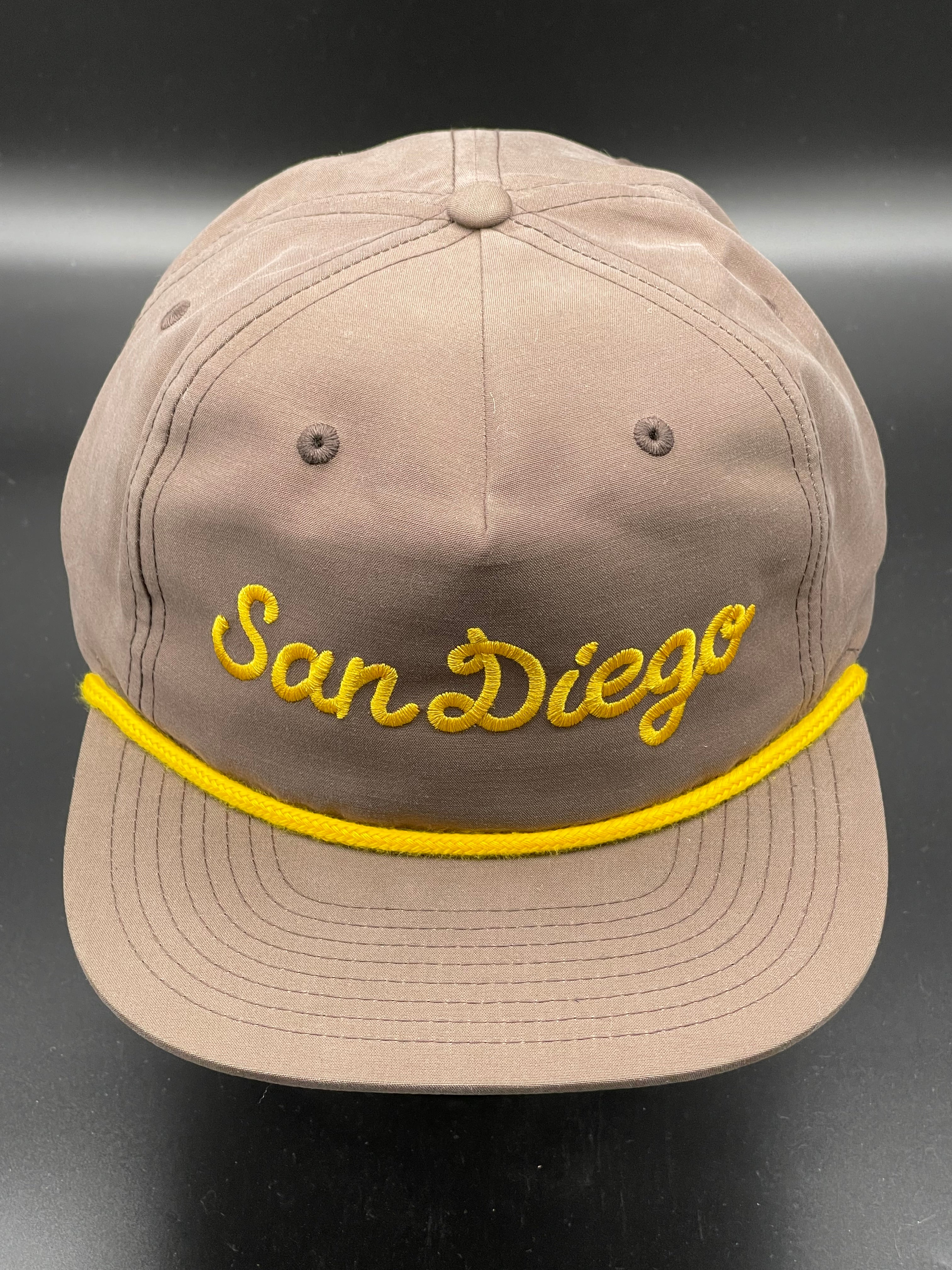 hängematte lesung cap san diego South Coast Adults San Diego Hat Brown-Gold