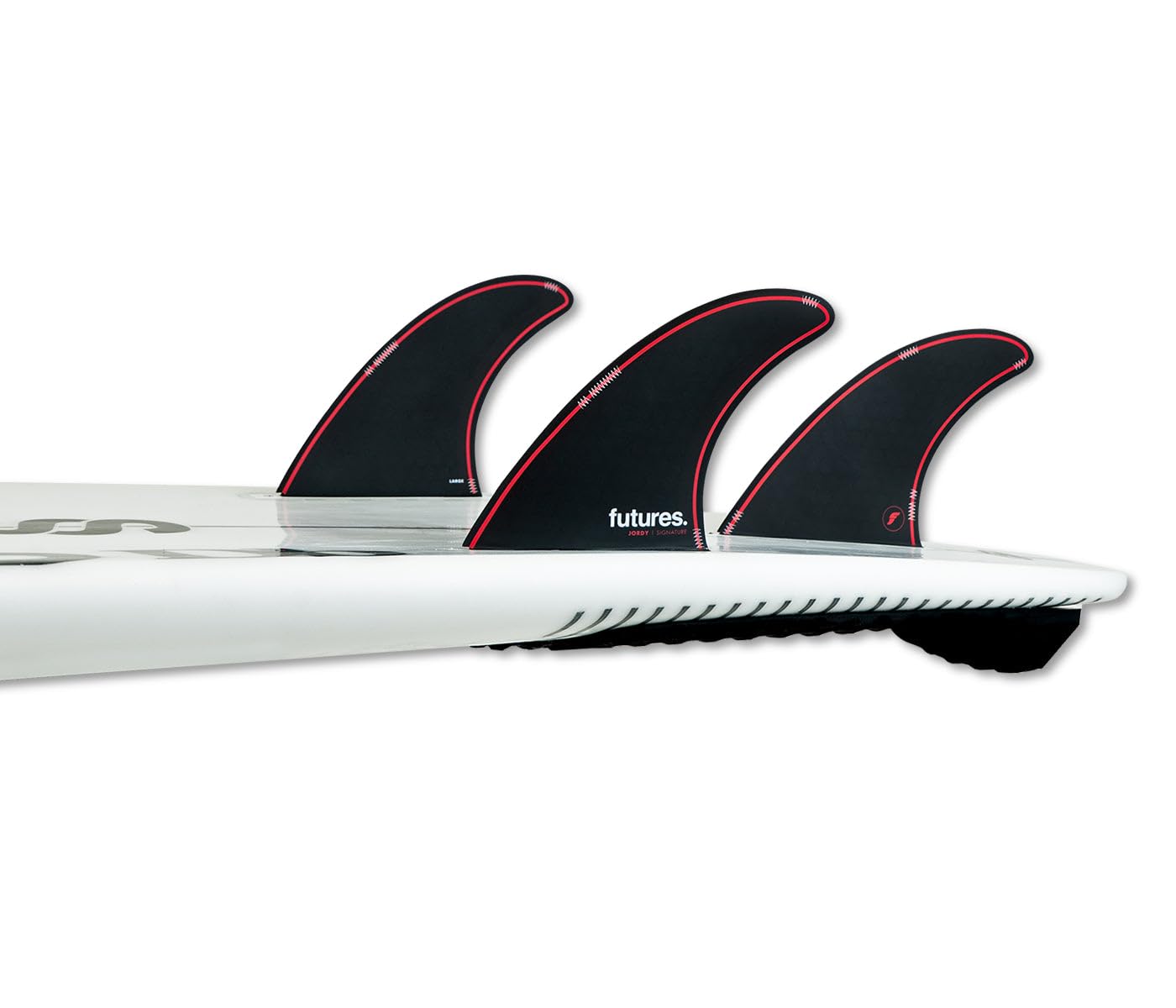 Futures Fins Jordy Signature Thruster Fin Set - Rake Template - Large