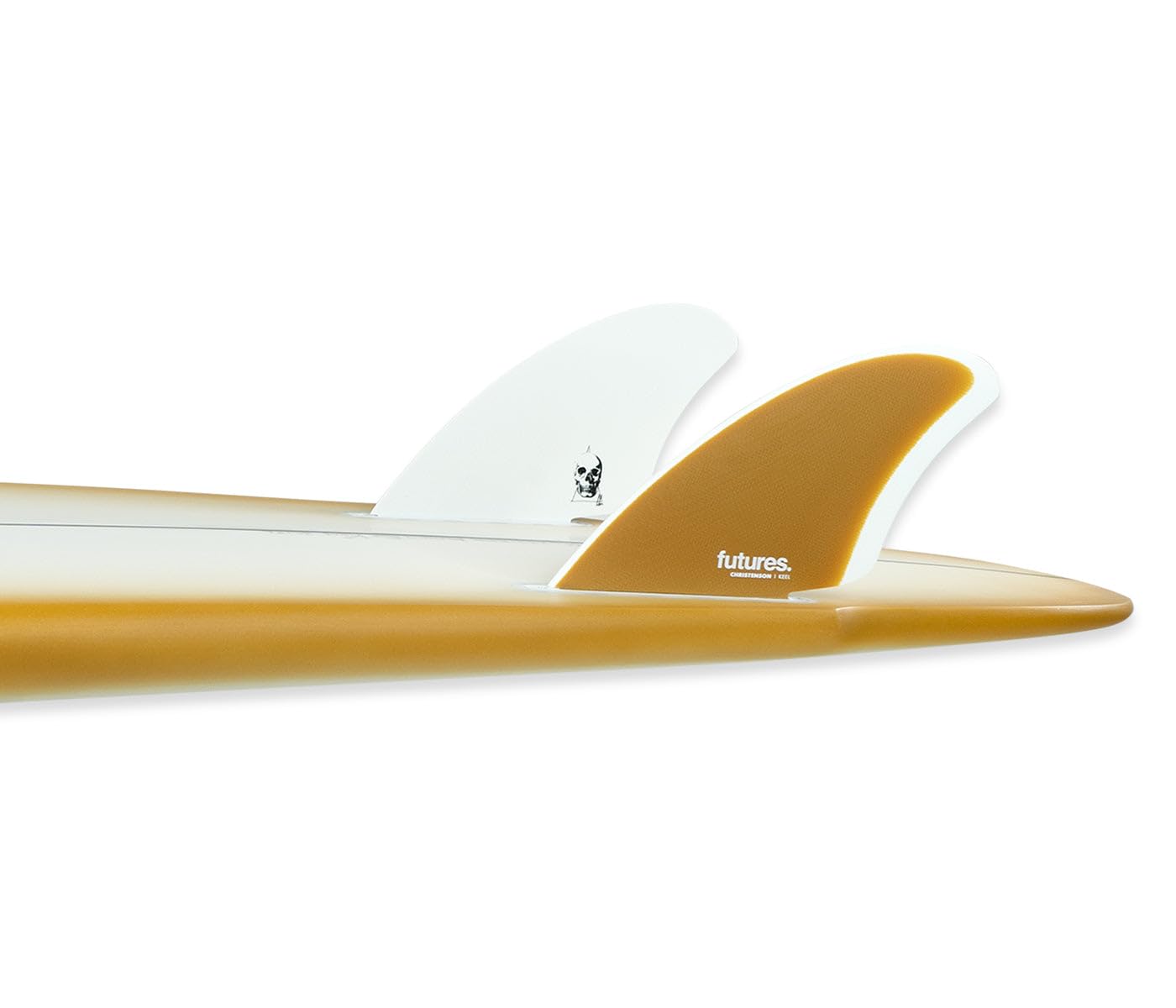 Futures Fins Christenson Keel Fin Set - Brown/White
