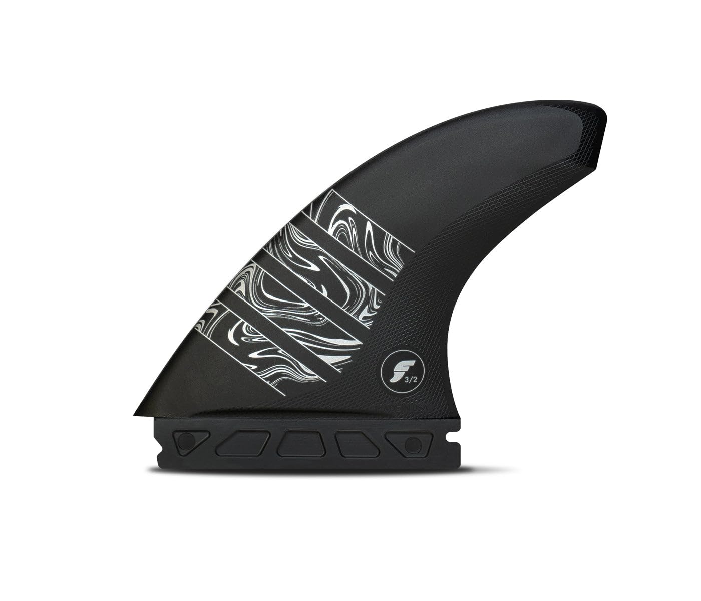 Future Fins Vector 3/2 Alpha Thruster Fin Set Carbon-Silver L