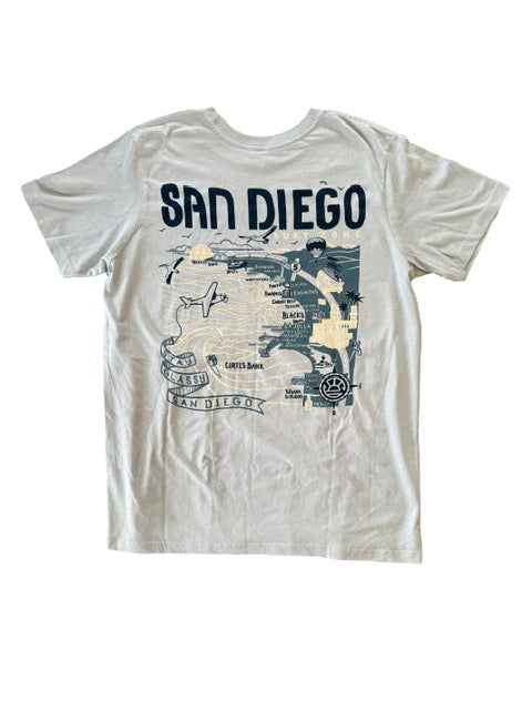 South Coast Womens SD Map Tee