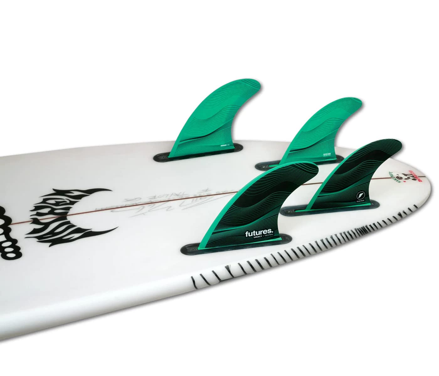 Futures Fins F6 Honeycomb 5-Fin Set Green M