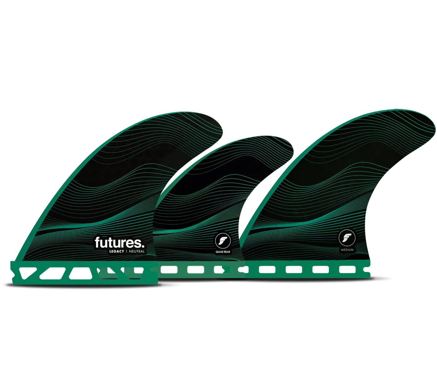 Futures Fins F6 Honeycomb 5-Fin Set Green M