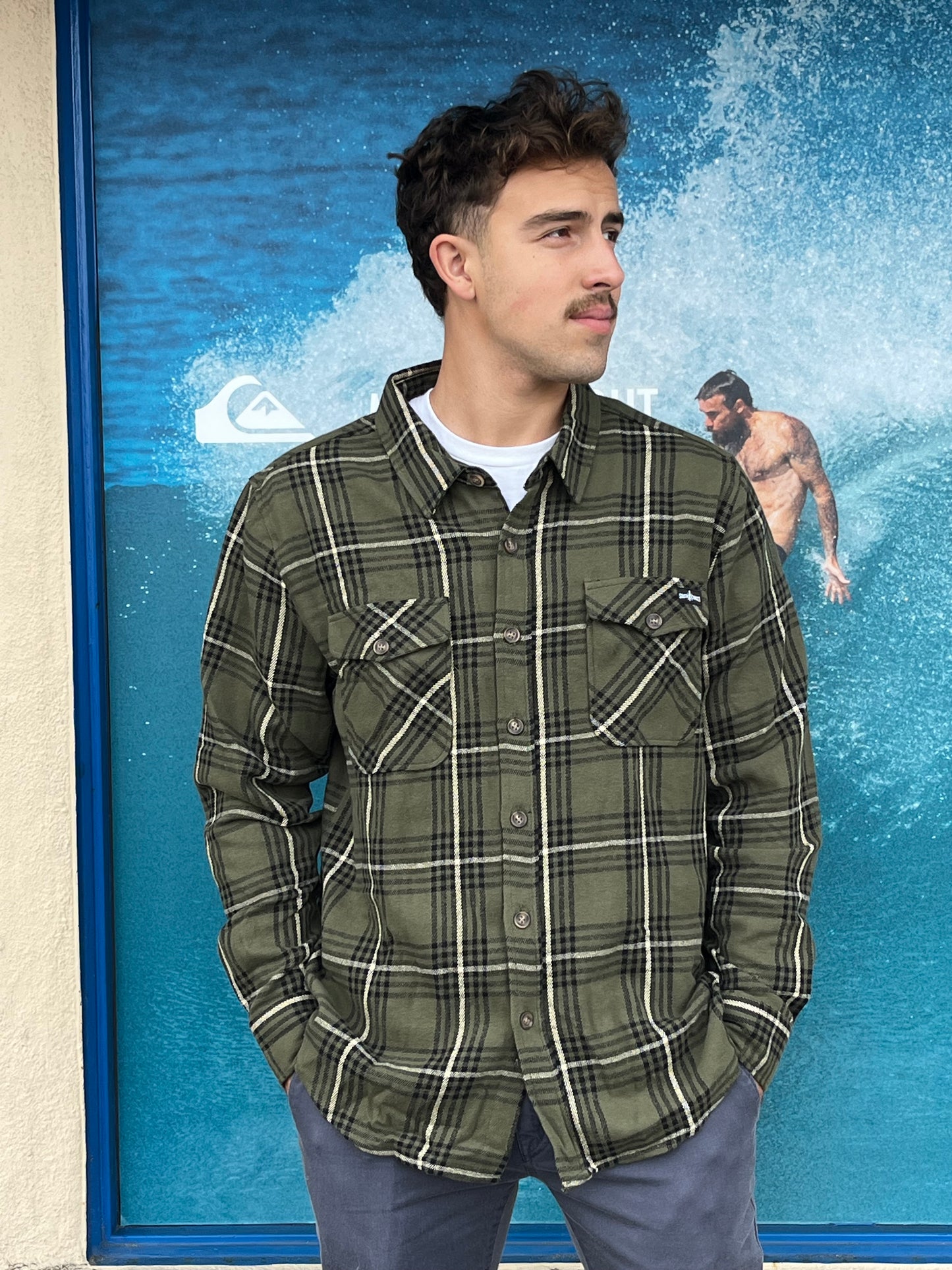 South Coast Clyde Flannel Olive