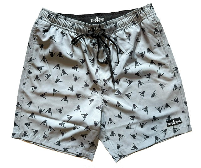 South Coast Shaka Volley Charcoal