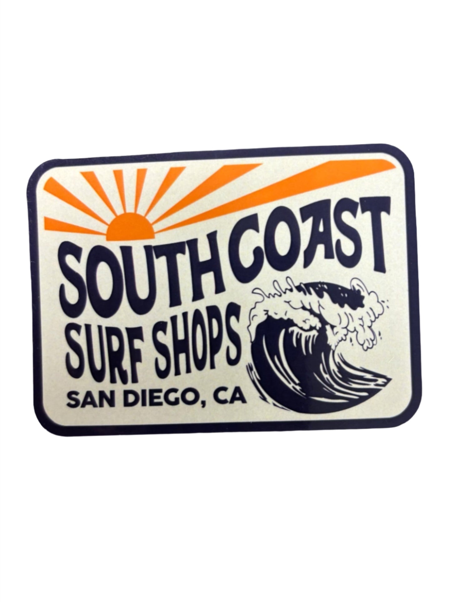 South Coast Surf Spots Sticker