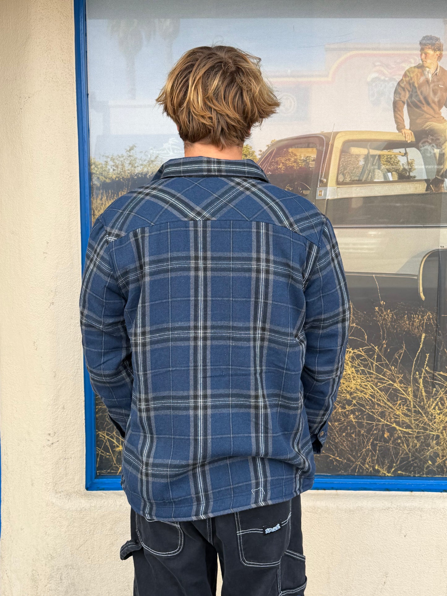 South Coast Warren Flannel Navy