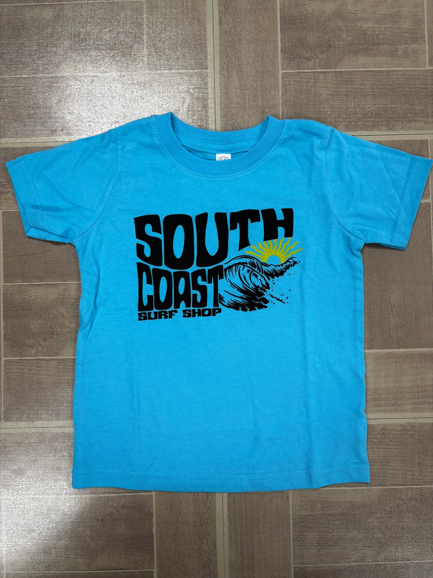 South Coast Kids Grinder Tee Aqua