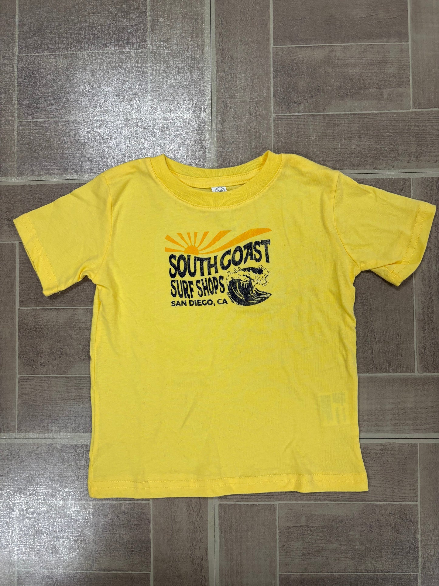South Coast Kids Surf Spots Tee Butter