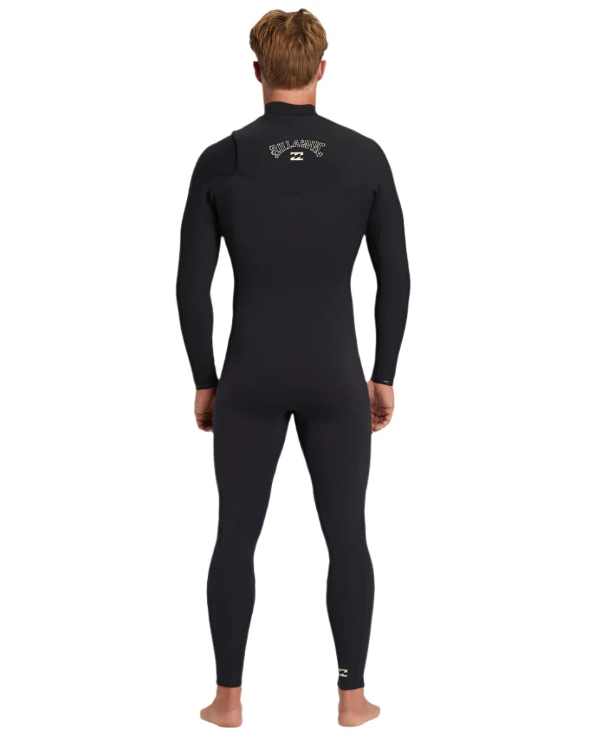 Billabong Men's 3/2MM Revolution Natural Upcycler Chest Zip GBS Wetsuit