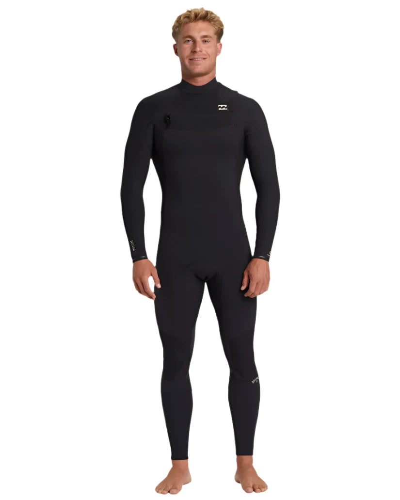 Billabong Men's 3/2MM Revolution Natural Upcycler Chest Zip GBS Wetsuit