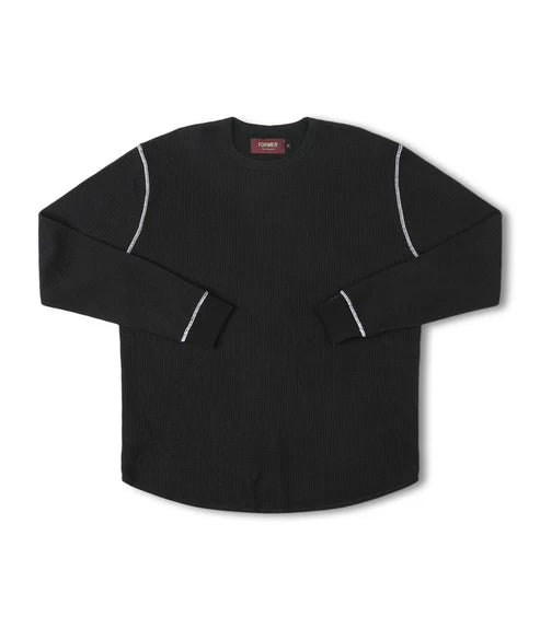 Former AG Waffle LS Black White