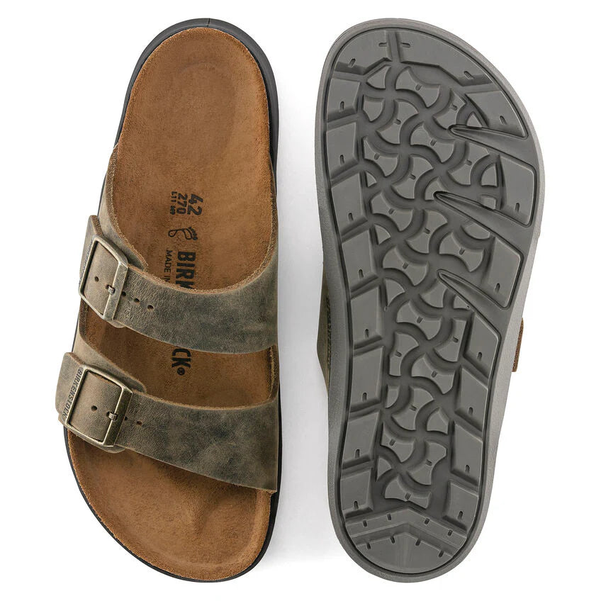 Birkenstock Arizona Rugged Men's Sandal Faded Khaki
