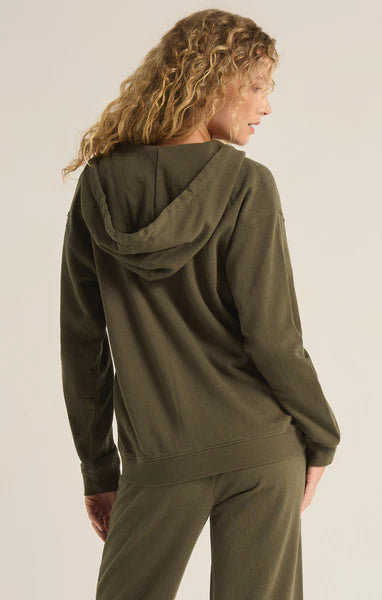 Z Supply Academy Zip Up Green