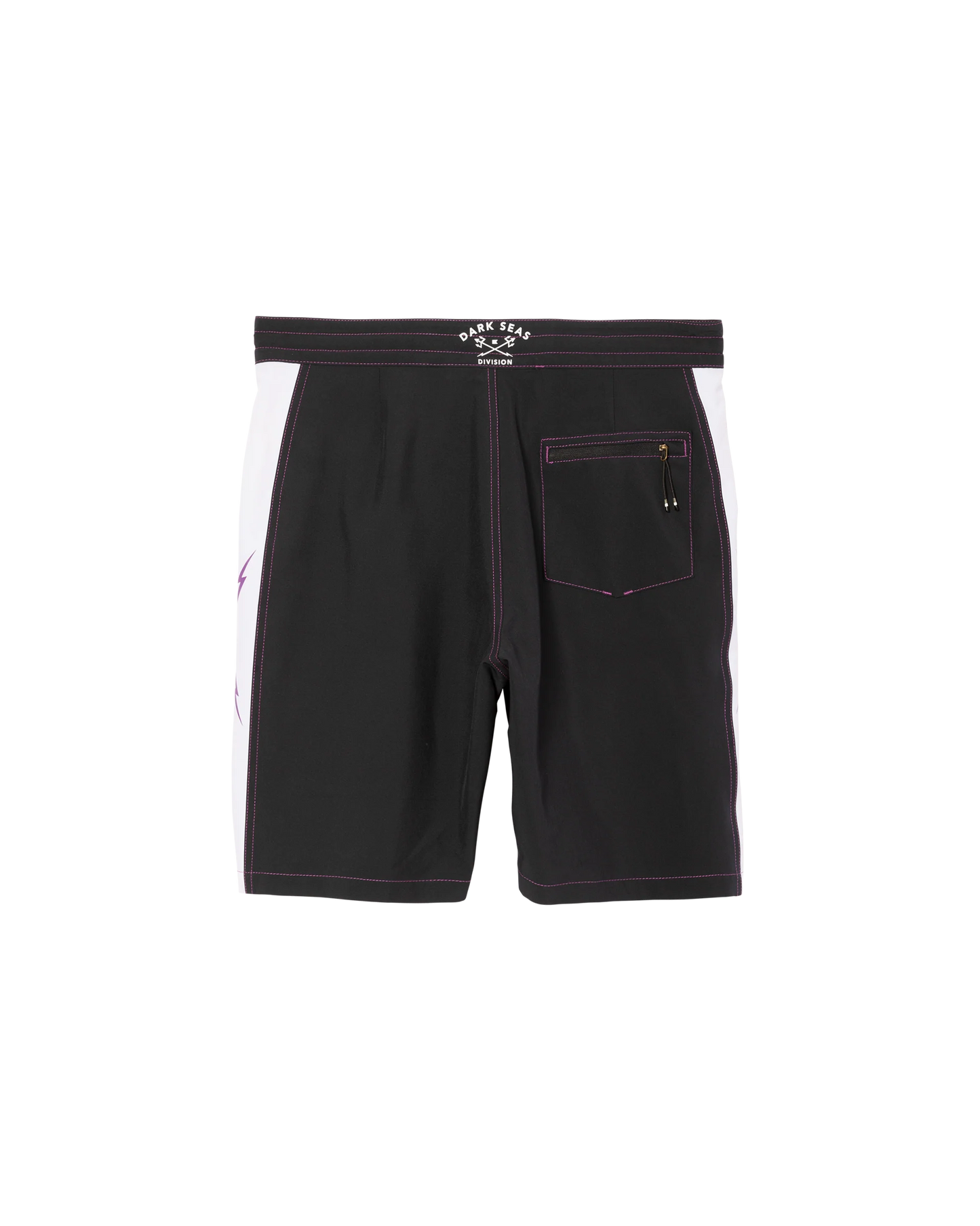 Dark Seas Allen Boardshort Black/White