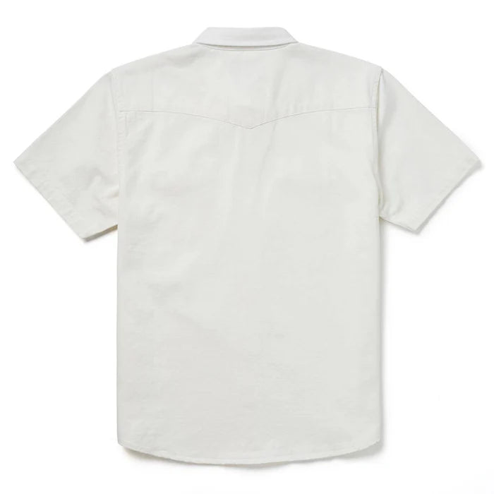 Seager Amarillo Short Sleeve Shirt Vintage White