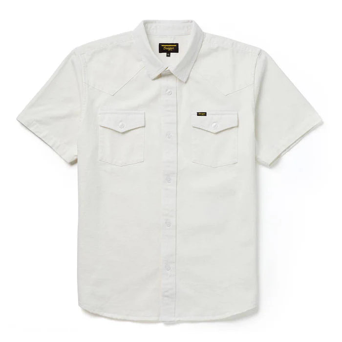 Seager Amarillo Short Sleeve Shirt Vintage White