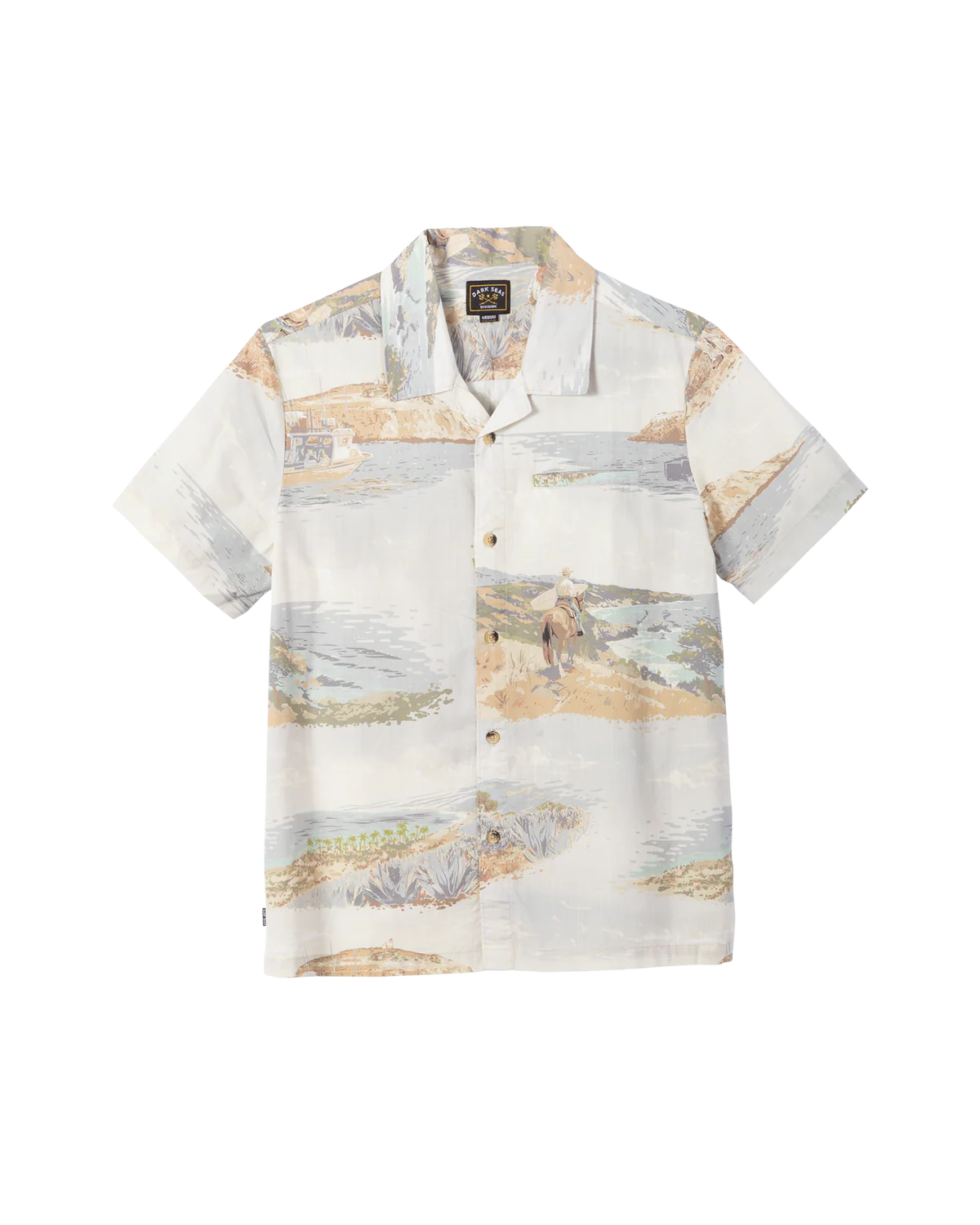 Dark Seas Anacapa Short Sleeve Shirt Light Blue