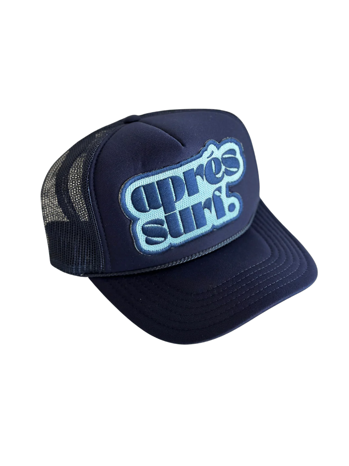 Local Beach Apres Surf Patch Trucker Hat Navy