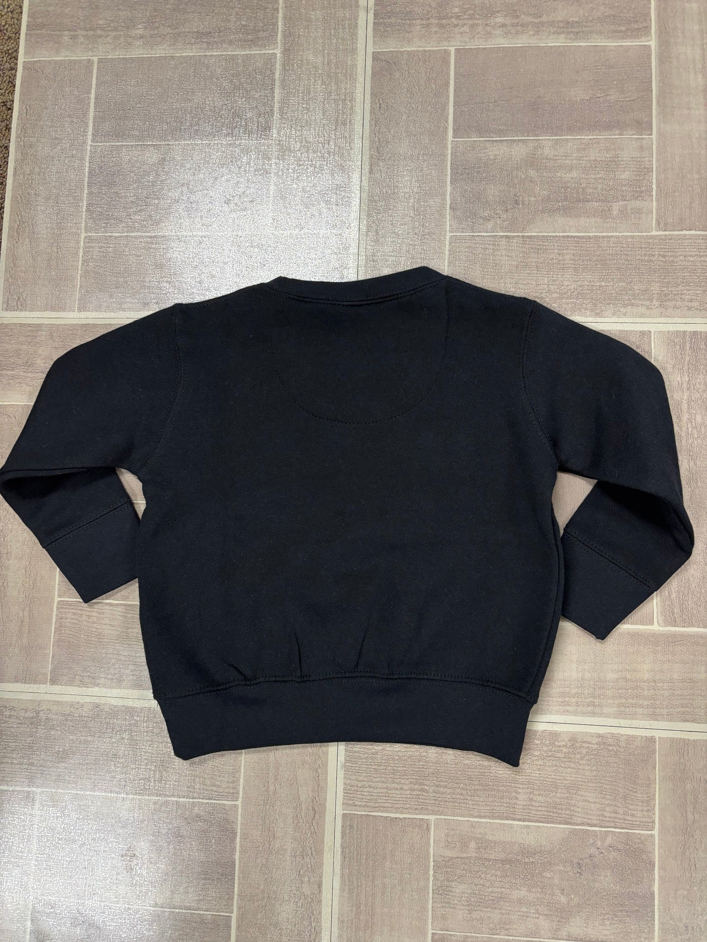 South Coast Kids Retro Crew Fleece Black