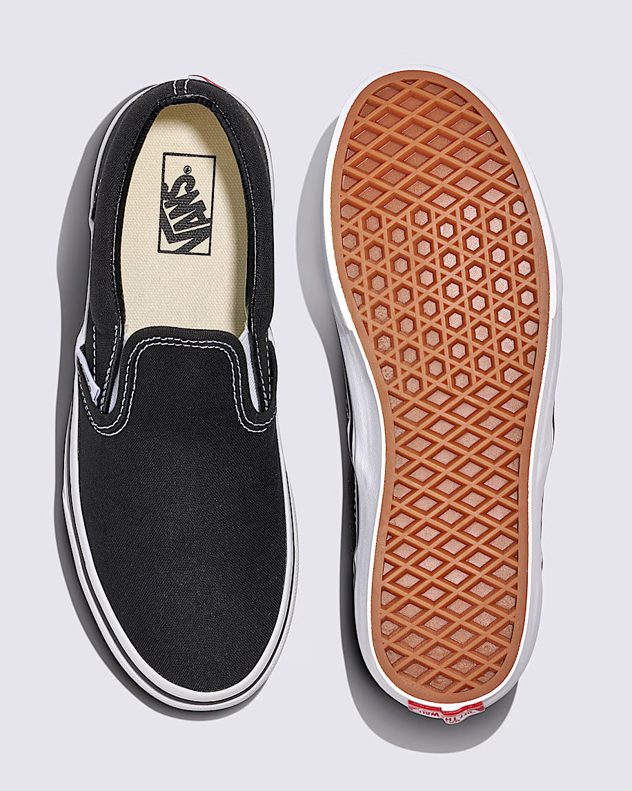 Vans Little Kids Classic Slip On Shoe Black
