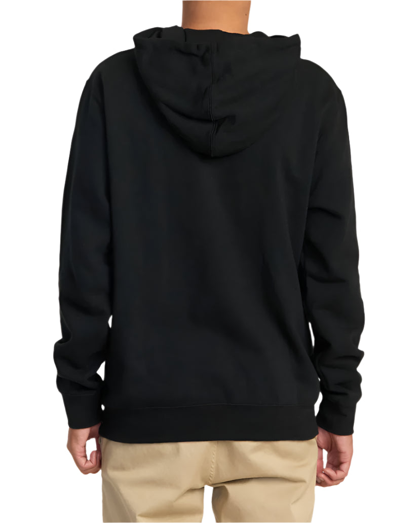 RVCA Men's Big RVCA Hoodie Black