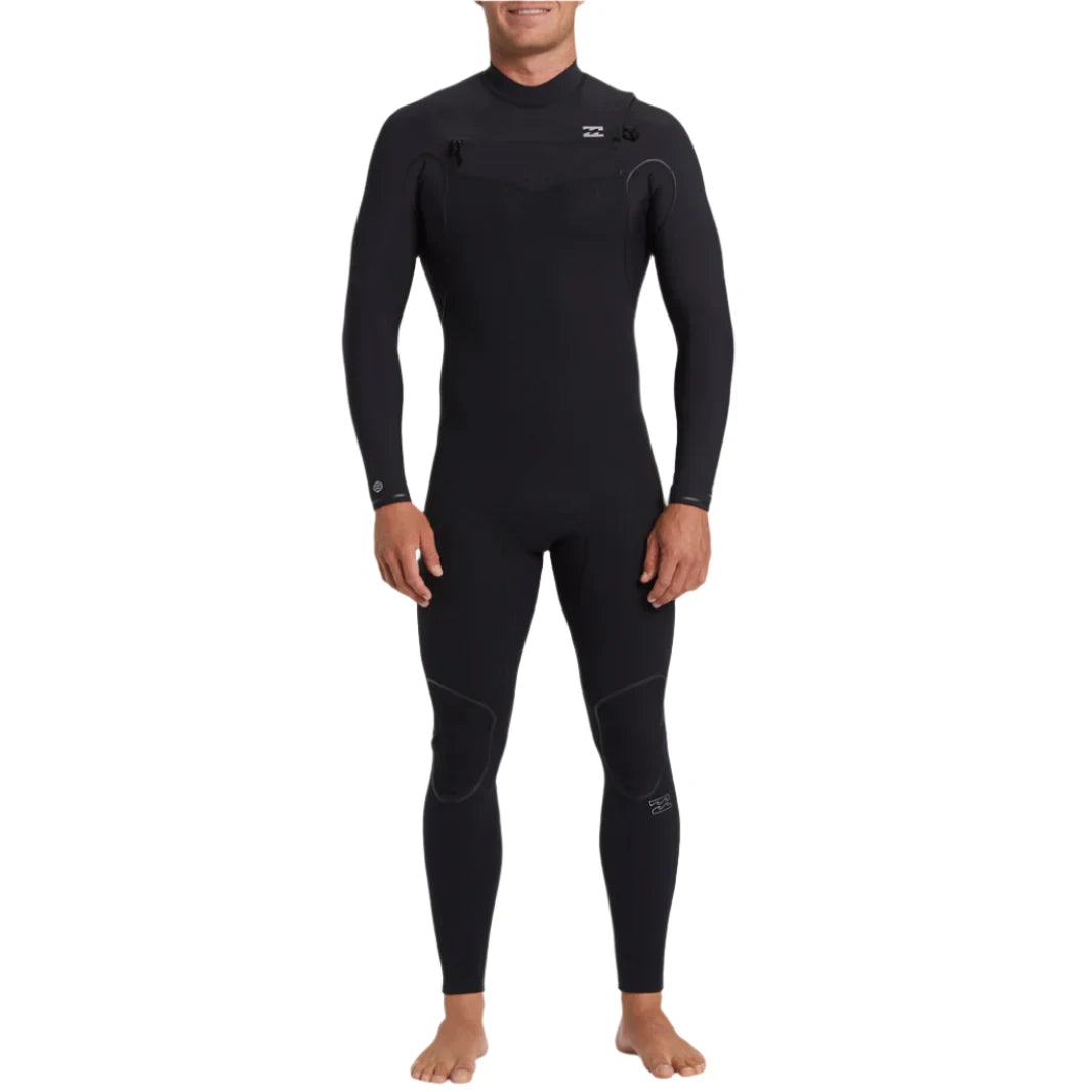 Billabong Men's 4/3MM Furnace Natural Upcycler Chest Zip Wetsuit