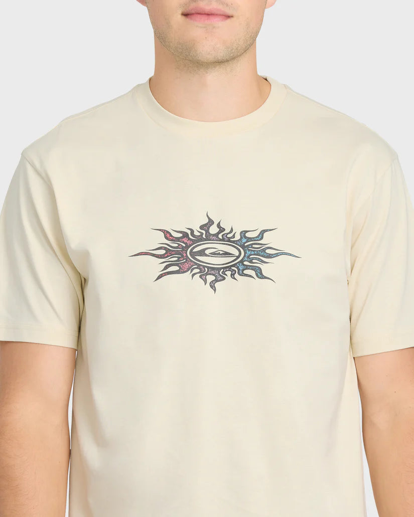 Quiksilver Blazing Short Sleeve Knit Tee Bone White