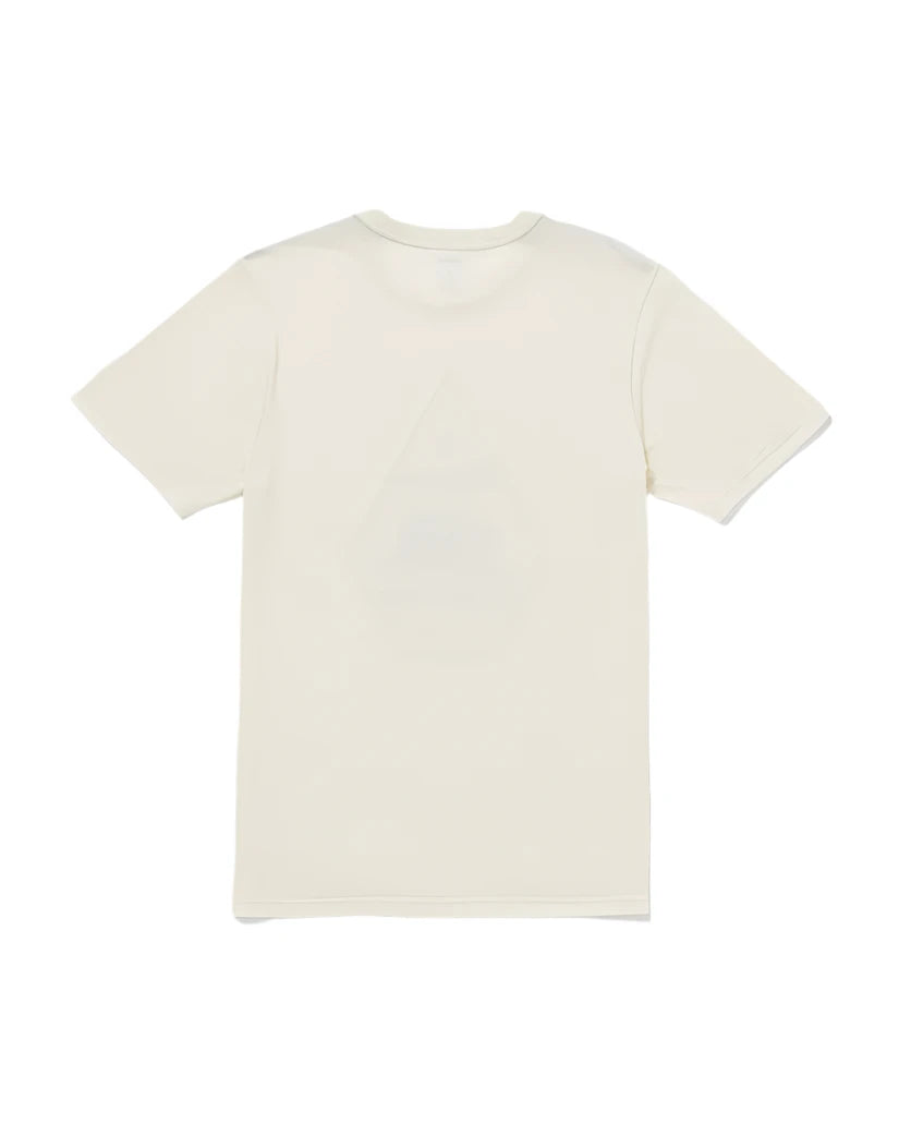 Volcom Men's Calinice Time Short Sleeve Tee Off White Heather