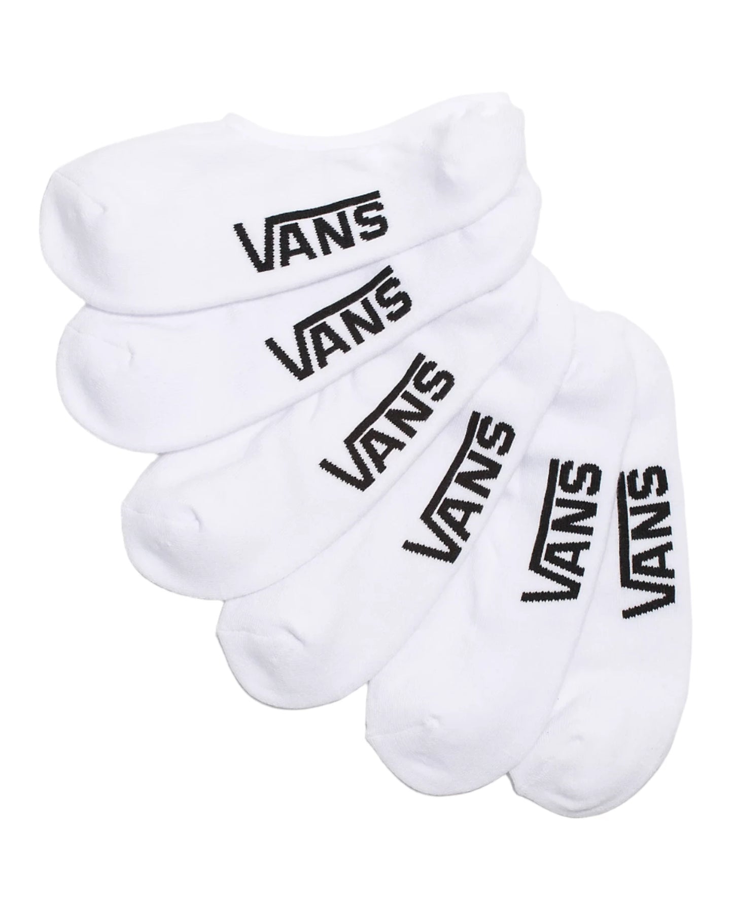 Vans Classic Super No Show 3 Pack Sock Black