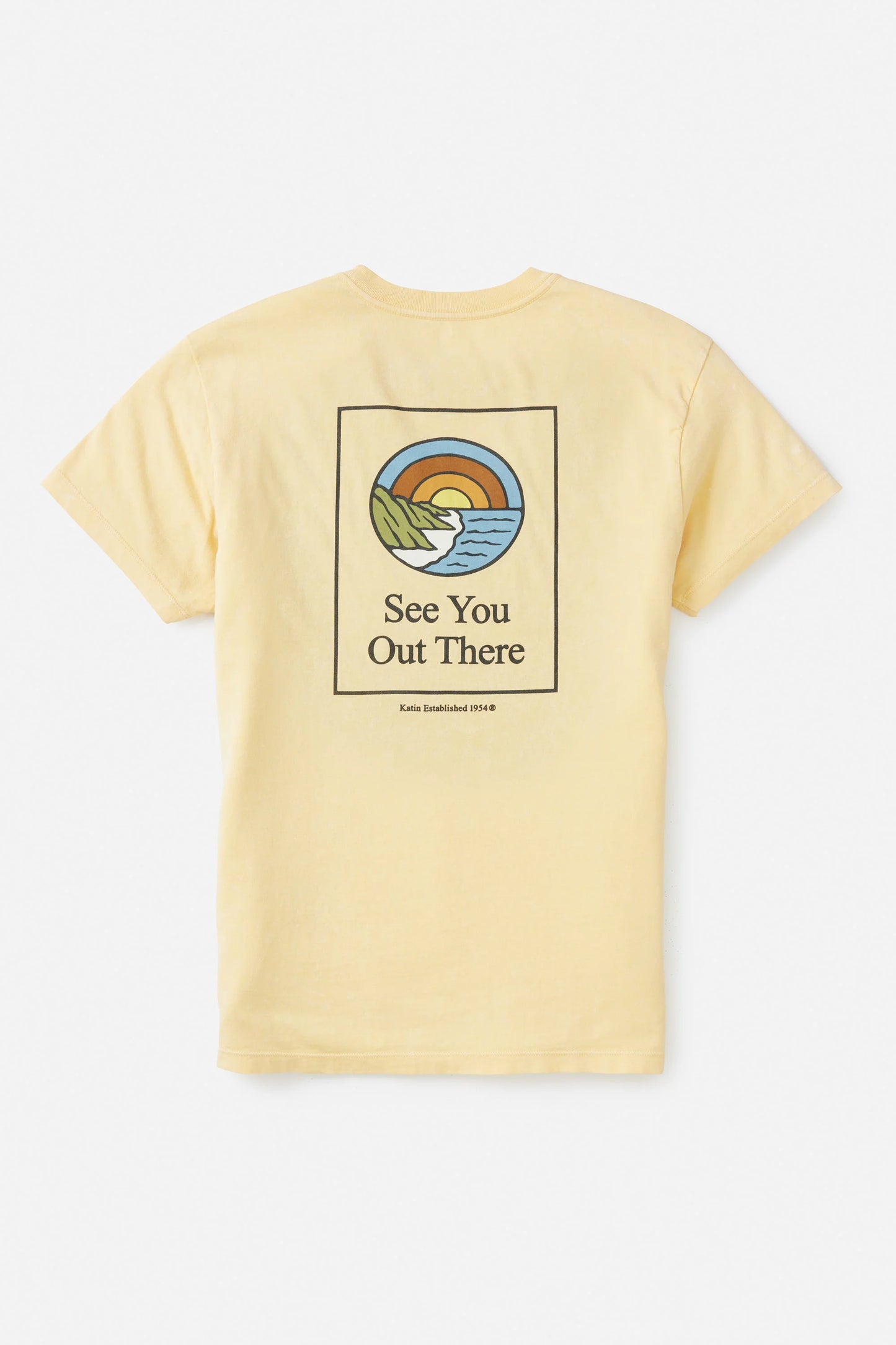 Katin Coastal Tee Sun Yellow