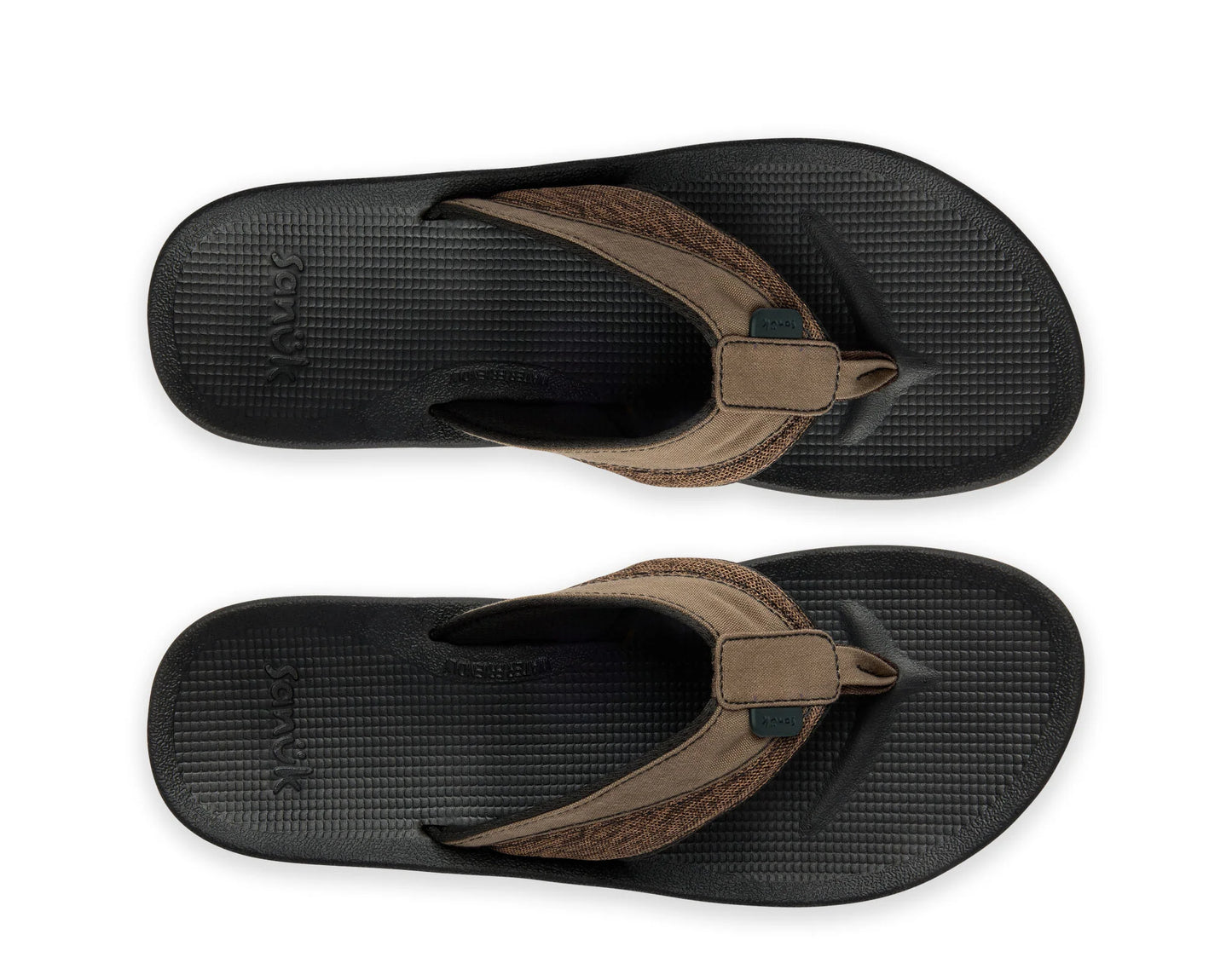 Sanuk Men's Cosmic Seas Mesh Sandals Cacao