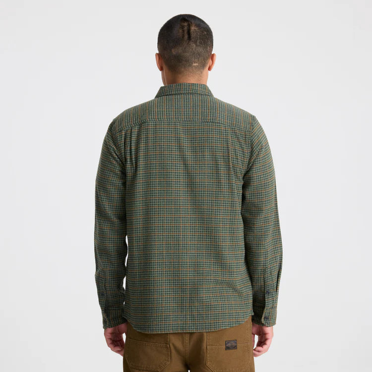 Roark Crossroads Organic Cotton Flannel Dark Forest