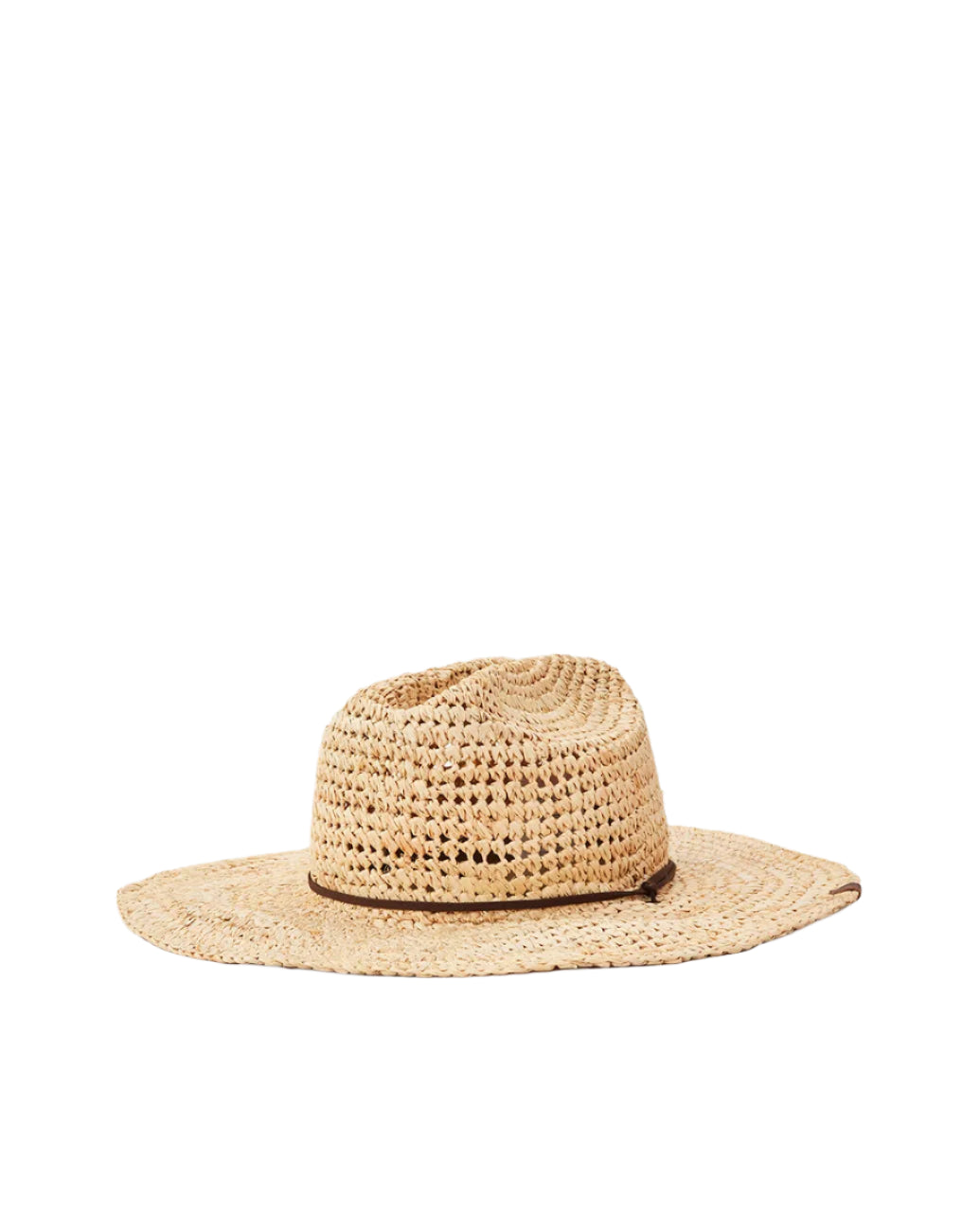 Rip Curl Women's Crushable Straw Cowgirl Hat Natural