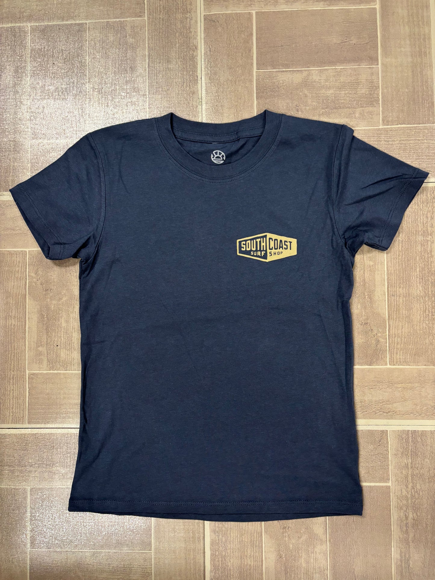 South Coast Youth SD Map Tee Blue