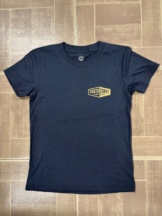 South Coast Youth SD Map Tee Blue