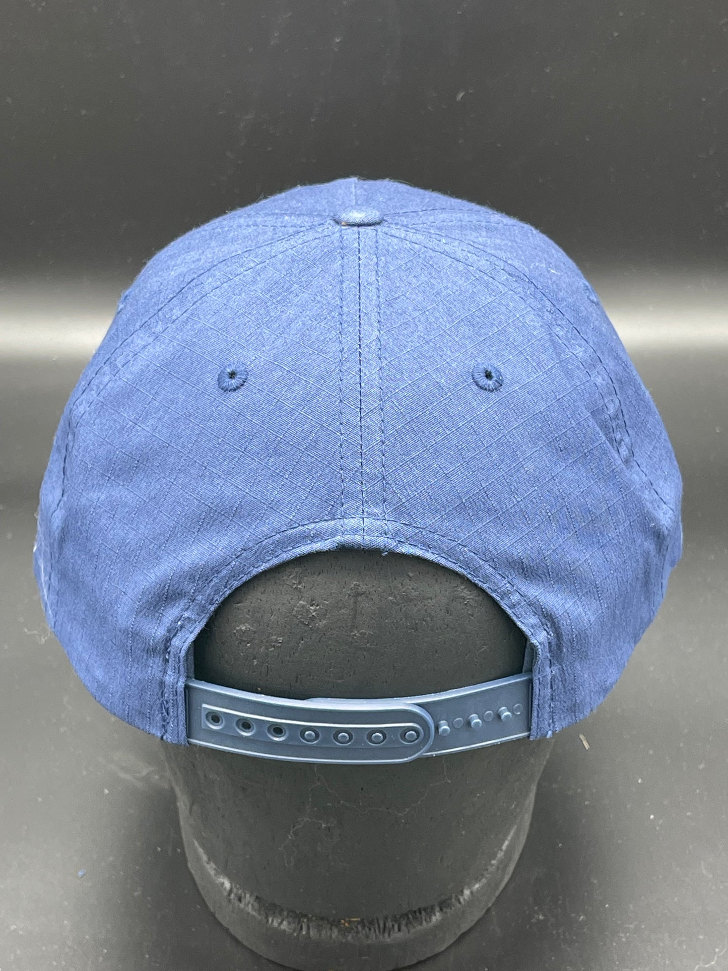 South Coast Adult 50th snapback 5 Panel Rip Stop Hat Navy-White