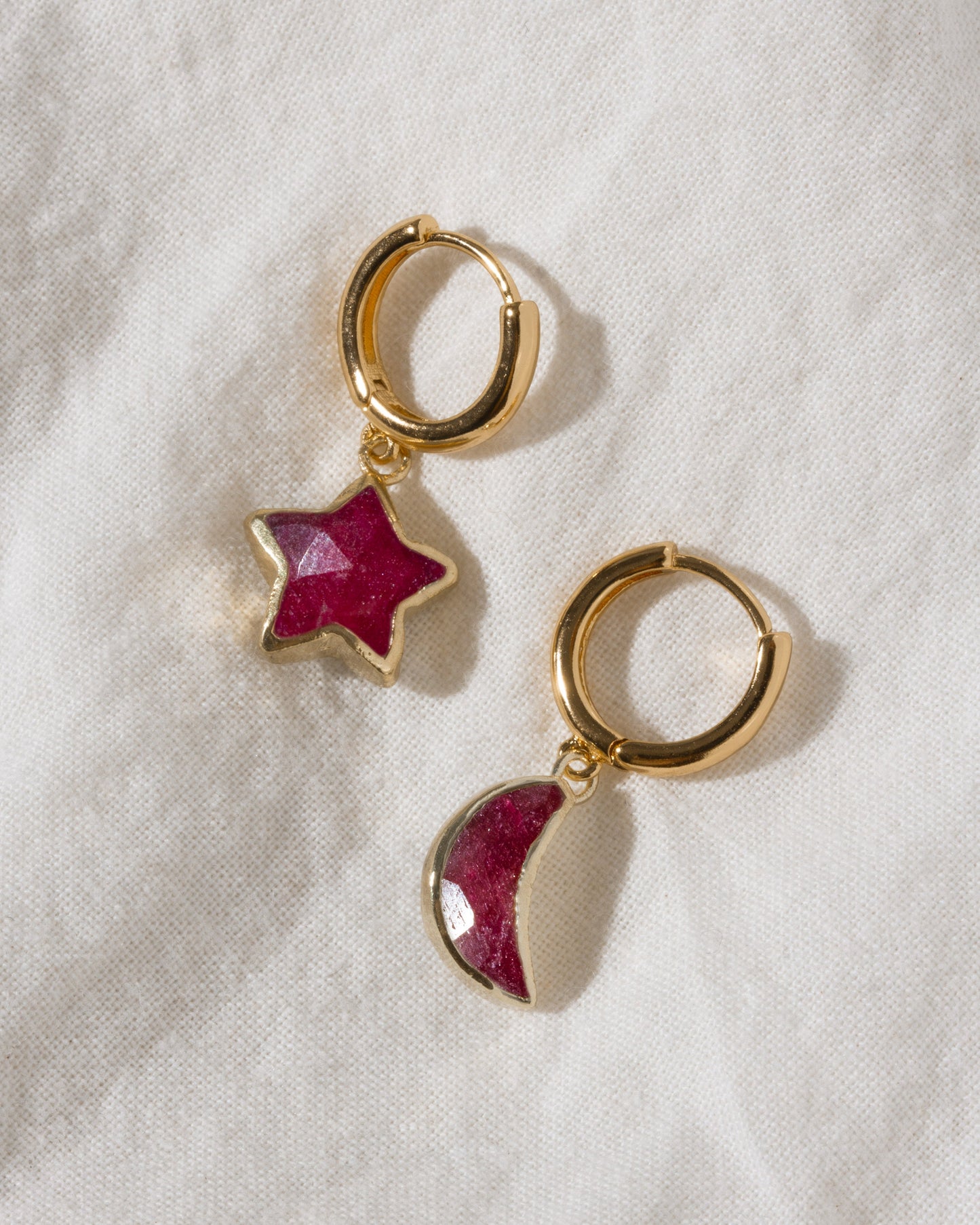 Sky Gazing Mismatched Hoop Earrings