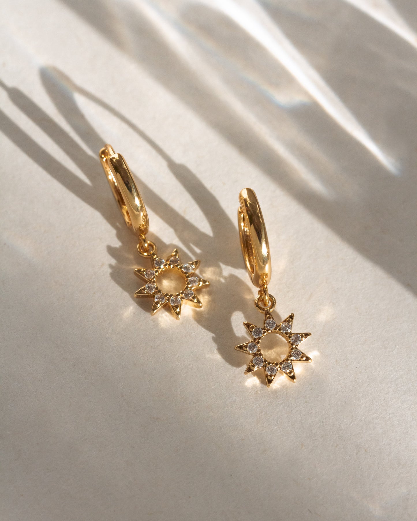 Sunny Day Huggie Hoops