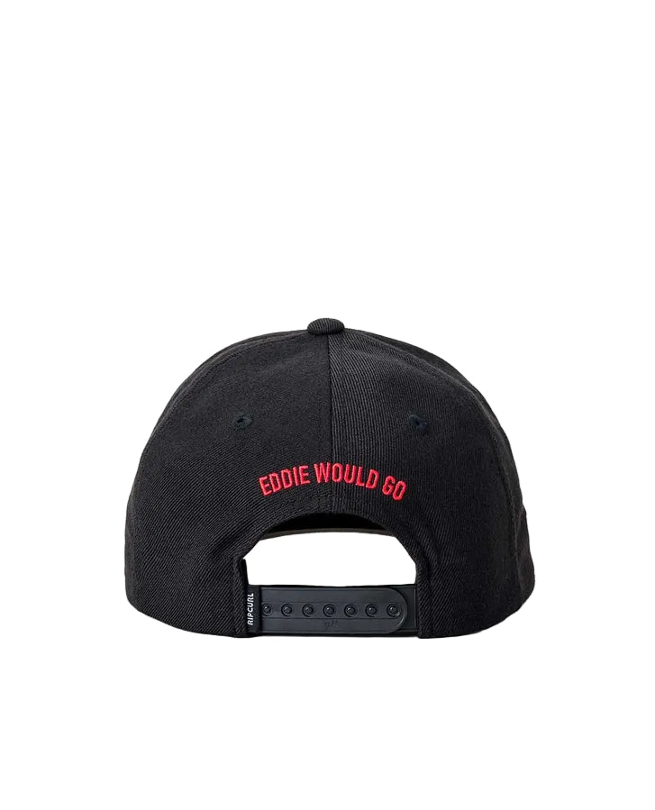 Rip Curl Eddie Would Go Snapback Cap 25' Black