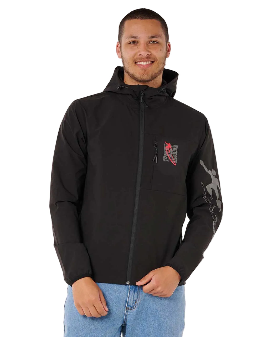 Rip Curl Mens Eddie Would Go Spray Jacket Black – South Coast Surf