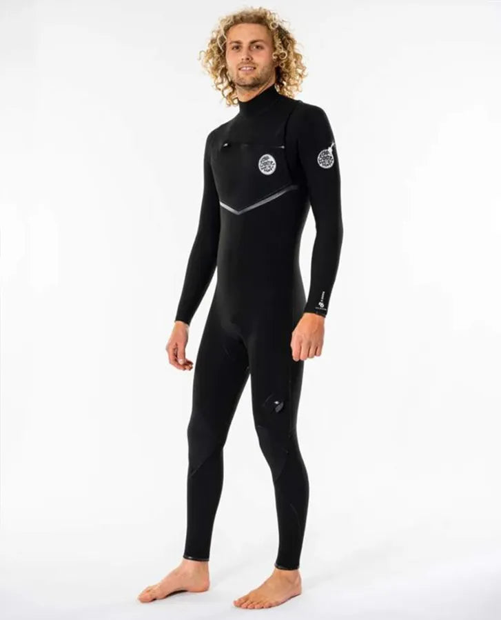 Men's E-Bomb 3/2 Chest Zip Wetsuit Black