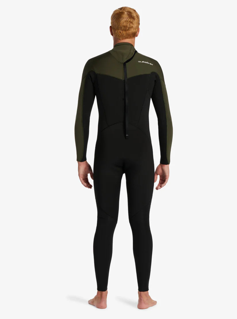 Men's Quiksilver Everyday Sessions 3/2mm BackZip Wetsuit Black Ash