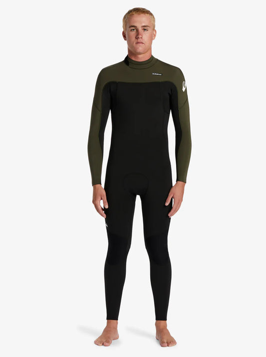 Men's Quiksilver Everyday Sessions 3/2mm BackZip Wetsuit Black Ash